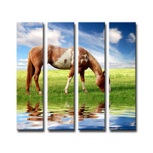 Wall Decor Hot Sale Canvas Horse Print Painting